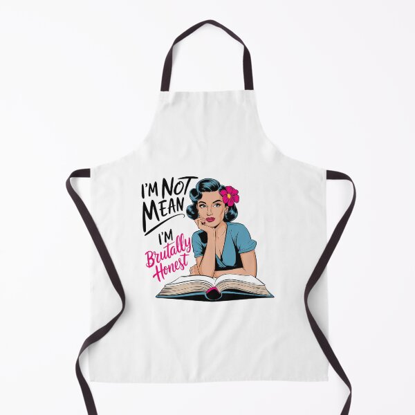Item preview, I´m tot mean, I´m just brutally honest Sarcasm retro women bakiing designed and sold by Dominika Farkašová.