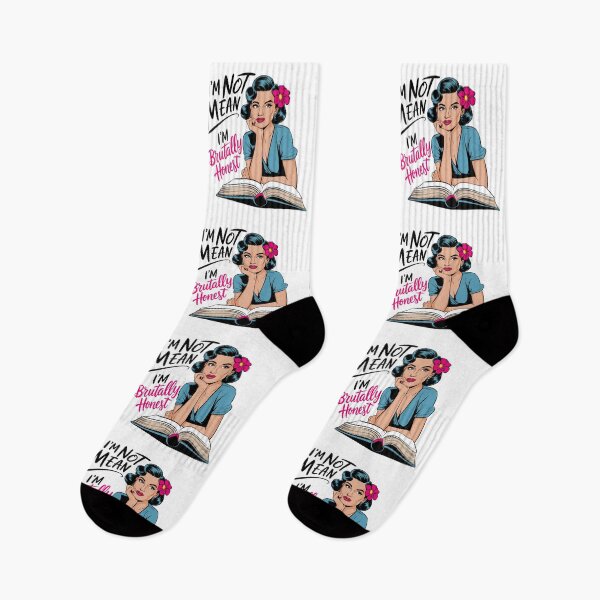 Item preview, I´m tot mean, I´m just brutally honest Sarcasm retro women bakiing designed and sold by Dominika Farkašová.