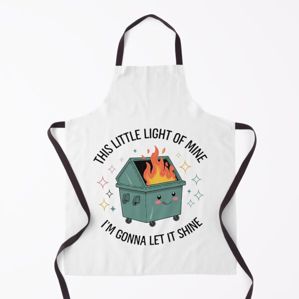 Item preview, Funny Groovy This Little Light Of Mine Lil Dumpster Fire designed and sold by LeggetTinch.