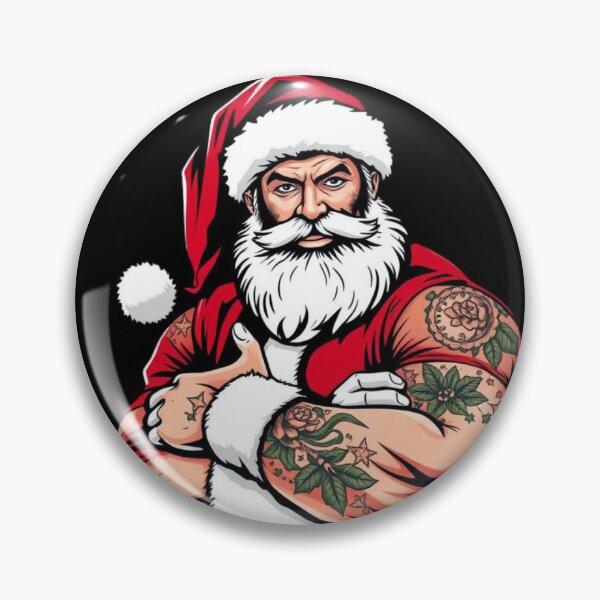 Item preview, TATTOOED SANTA CLAUS designed and sold by Paulina Szymoniak.