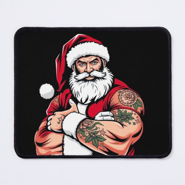 Item preview, TATTOOED SANTA CLAUS designed and sold by Paulina Szymoniak.