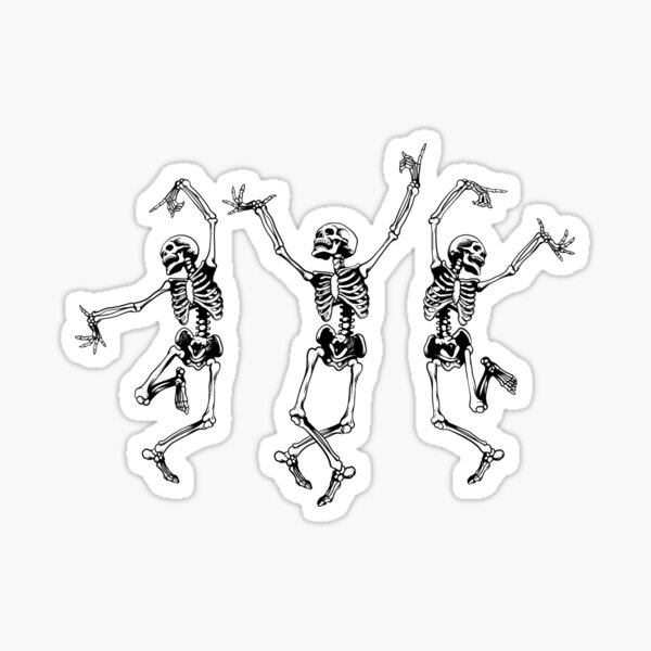 Item preview, Dancing Skeleton, Skeleton Dance,  designed and sold by OniPicturesShop.