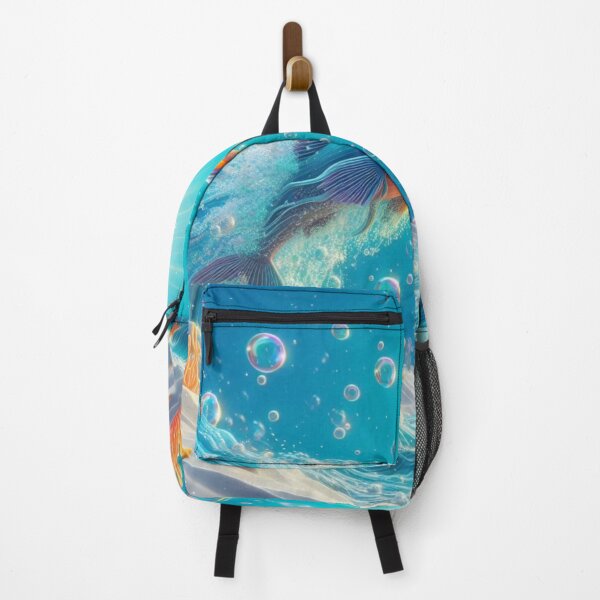 Item preview, Colorful Fish Leaping from Ocean Waves with Bubbles designed and sold by choder61.