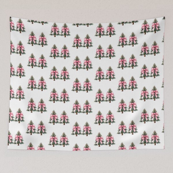 Item preview, Coquette Christmas Tree, Breast Cancer Awareness designed and sold by danaJG.