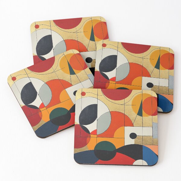 Item preview, Wassily Kandinsky Shapes Composition designed and sold by maniacfitness.