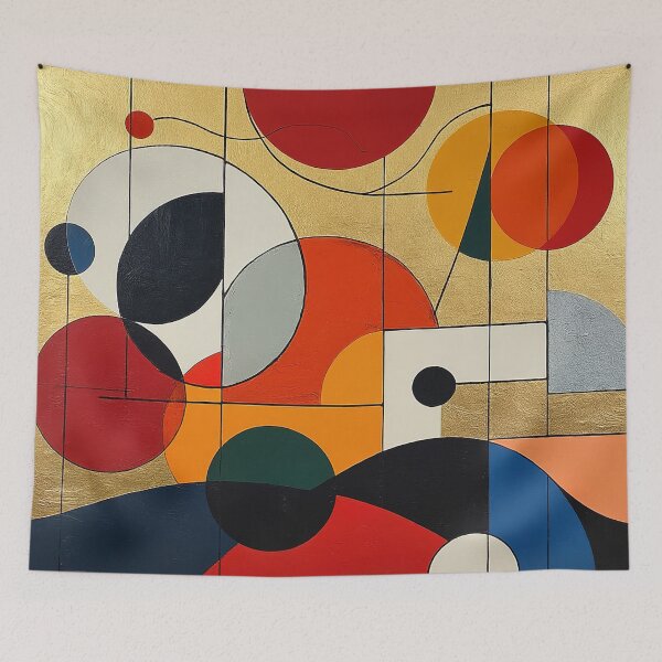 Item preview, Wassily Kandinsky Shapes Composition designed and sold by maniacfitness.