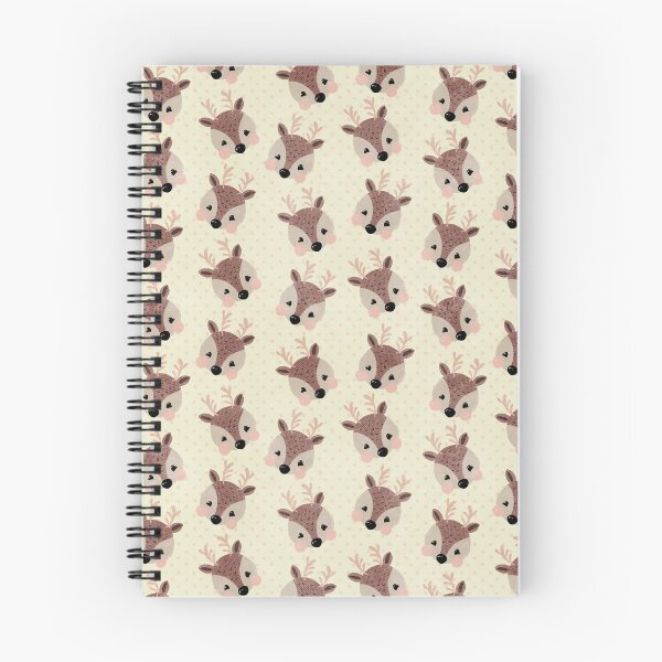 Item preview, Cute reindeer on cream with pink spots designed and sold by SJAPhoto.
