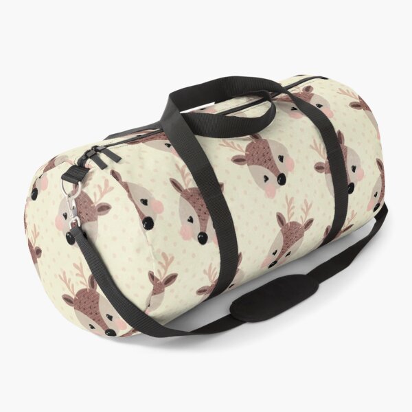 Item preview, Cute reindeer on cream with pink spots designed and sold by SJAPhoto.