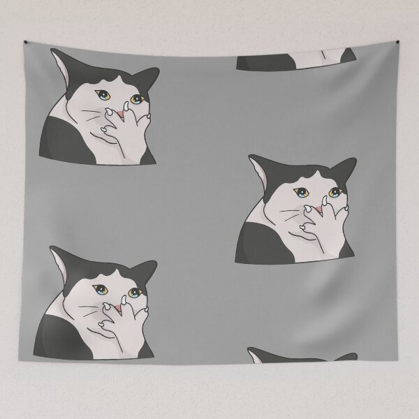 Item preview, Crying cat meme, sad cat viral meme designed and sold by Prime_Store.