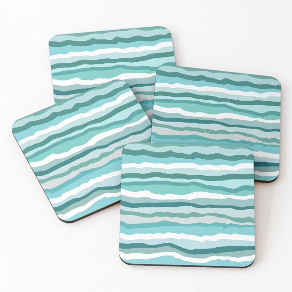 Item preview, Abstract Ocean Horizontal Lines Coastal Style Decor Beachy Vibes Art 3 of 4 designed and sold by Beachy.