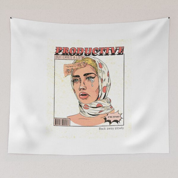 Item preview, Productive, but cries a lot designed and sold by Konrad2143.