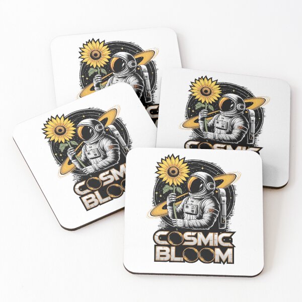 Item preview, Astronaut Plant Sunflower On The Moon Cosmic Bloom designed and sold by GesparHouse.