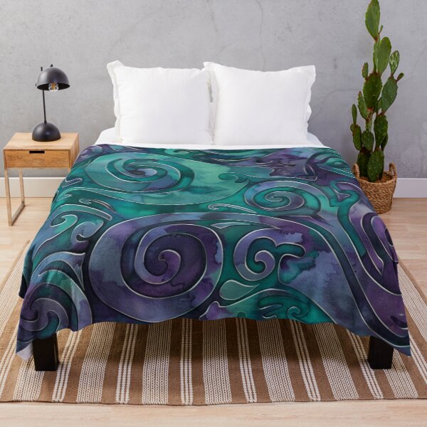Artikelvorschau, Neuseeland Māori Paua Muster Koru Design 182 entworfen und verkauft von GrinGalore.
