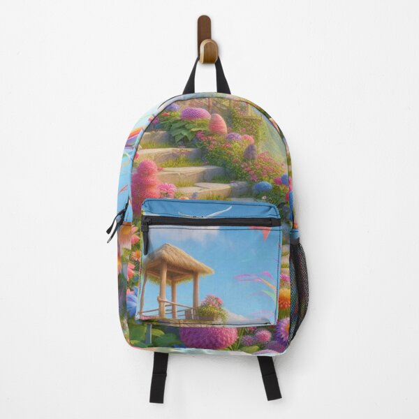 Item preview, Dreamy Floral Garden with Flying Kite - Kids Art designed and sold by choder61.