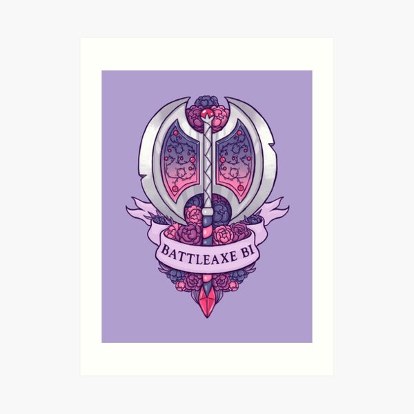 BATTLEAXE BI Art Print