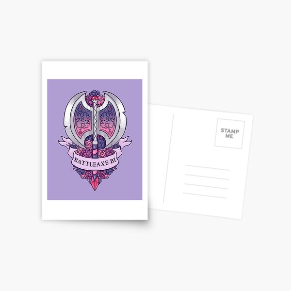 BATTLEAXE BI Postcard
