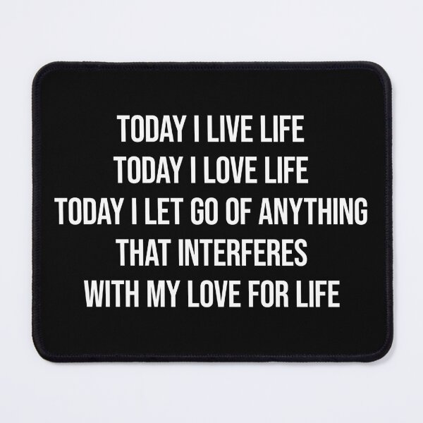 Item preview, Today I live life Today I love life designed and sold by FlyShop1.