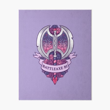 BATTLEAXE BI Art Board Print