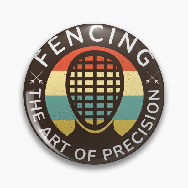 Item preview, Fencing The Art of Precision Retro Fencer Fencing Lover designed and sold by Anniko Art Studio.
