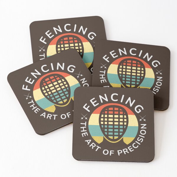 Item preview, Fencing The Art of Precision Retro Fencer Fencing Lover designed and sold by Anniko Art Studio.