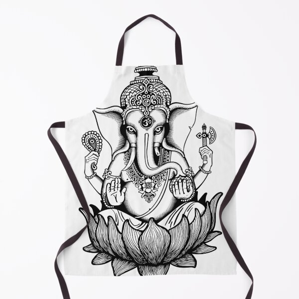 Artikelvorschau, Lord Ganesha, indischer Gott, Elefantenkopf, Elefantengott entworfen und verkauft von OniPicturesShop.