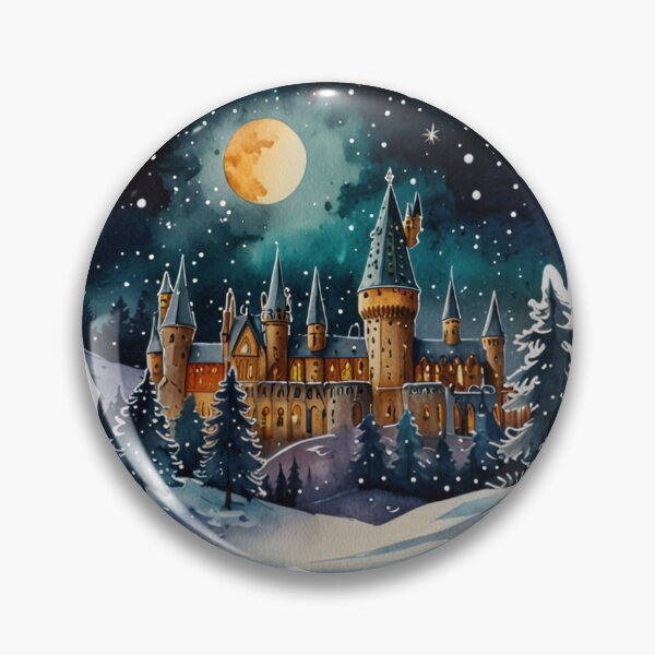 Item preview, Magical Winter Castle Sticker designed and sold by pelzolga.