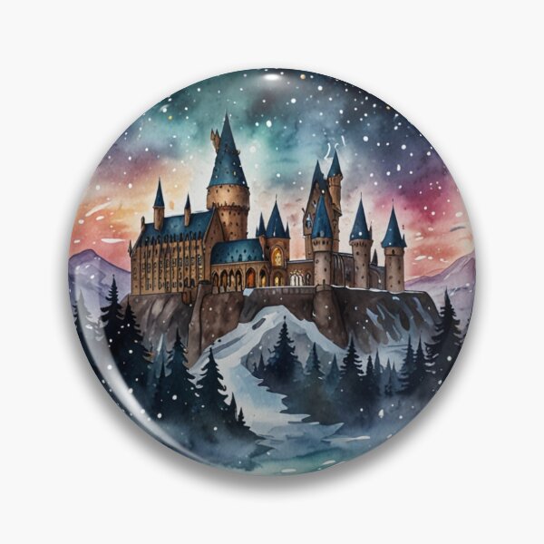 Item preview, Magical Winter Castle Sticker designed and sold by pelzolga.