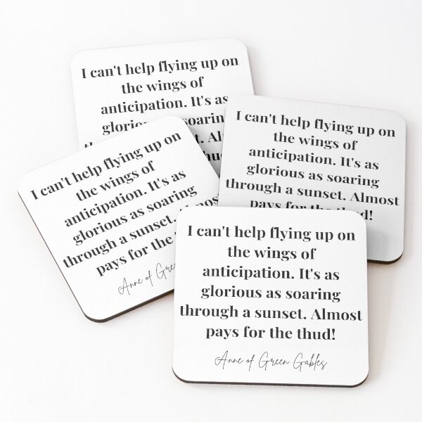 Item preview, Anne of Green Gables - I can't help flying up on the wings of anticipation designed and sold by elliebart.
