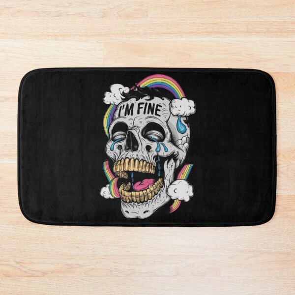 Item preview, Crying Skull: A Psychedelic Journey of Dark Humor and Glitter designed and sold by SztylishDesigns.