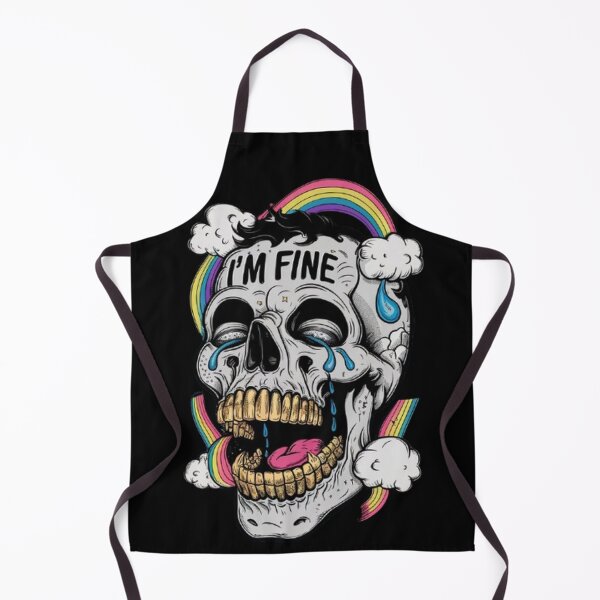 Item preview, Crying Skull: A Psychedelic Journey of Dark Humor and Glitter designed and sold by SztylishDesigns.