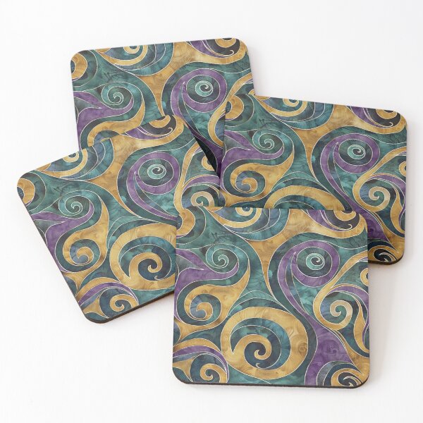 Item preview, New Zealand Māori Paua Pattern Koru Design 183 designed and sold by GrinGalore.