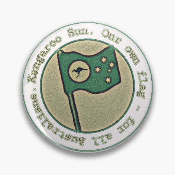 Item preview, Aussie Kangaroo Sun. Logo. flag for Australia.  designed and sold by Kangaroo Sun.