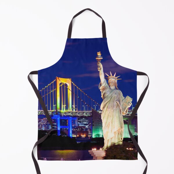 Item preview, The Statue of Liberty in Odaiba at Night designed and sold by JAPANESE FAVORITES.