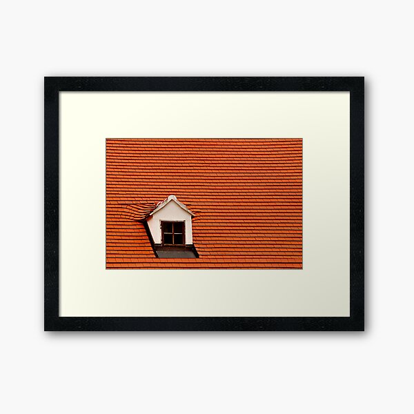Item preview, Red Roof and Window designed and sold by MaluC.