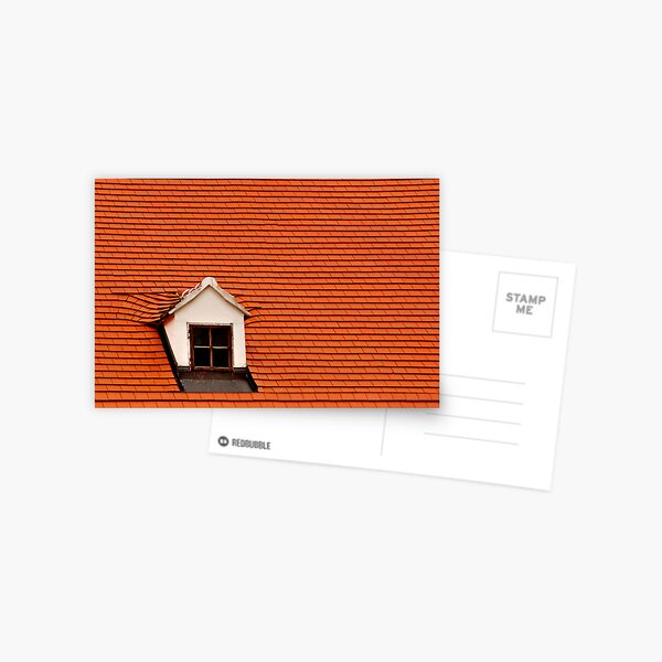 Item preview, Red Roof and Window designed and sold by MaluC.