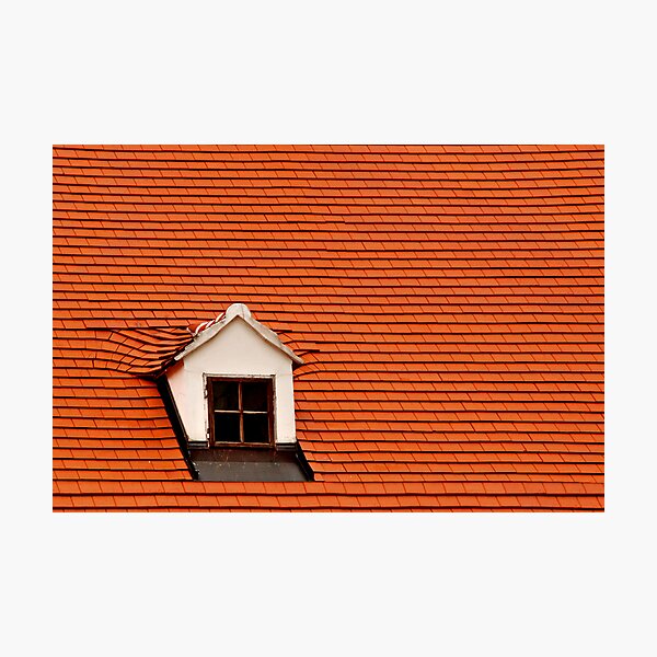Item preview, Red Roof and Window designed and sold by MaluC.