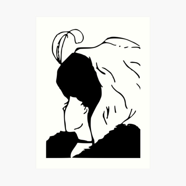 Beautiful Girl & Old Woman Art Print