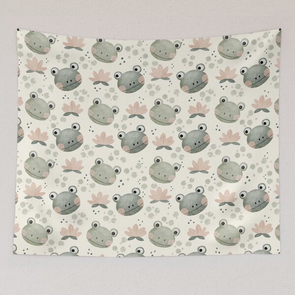 Item preview, Cute frogs and lily pads designed and sold by SJAPhoto.