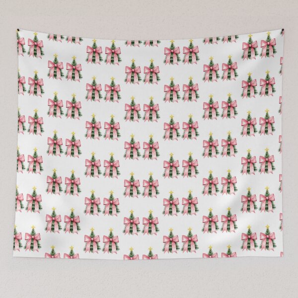 Item preview, Coquette Christmas Tree, Breast Cancer Awareness designed and sold by danaJG.