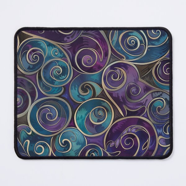 Item preview, New Zealand Māori Paua Pattern Koru Design 186 designed and sold by GrinGalore.