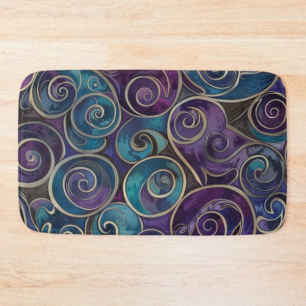 Item preview, New Zealand Māori Paua Pattern Koru Design 186 designed and sold by GrinGalore.