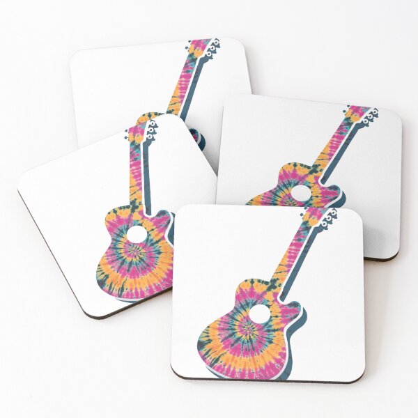Artikelvorschau, Lebendige Batik-Akustikgitarrenkunst entworfen und verkauft von Bohospiritart.