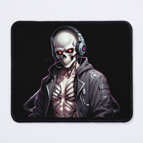 Item preview, Anime Cyber Reaper, Horror Art, Headphones designed and sold by Burn-Ego.