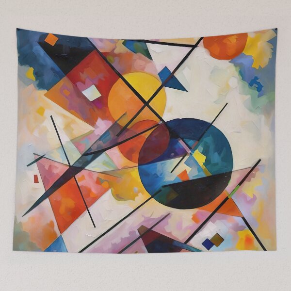 Item preview, Kandinsky Abstract Composition designed and sold by maniacfitness.
