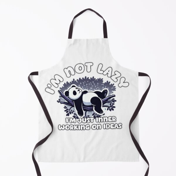 Item preview, I'm not lazy - inner working on ideas panda designed and sold by Abibless1998.