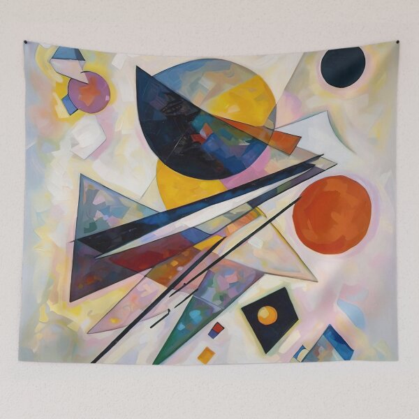 Item preview, Wassily Kandinsky Shapes Composition designed and sold by maniacfitness.