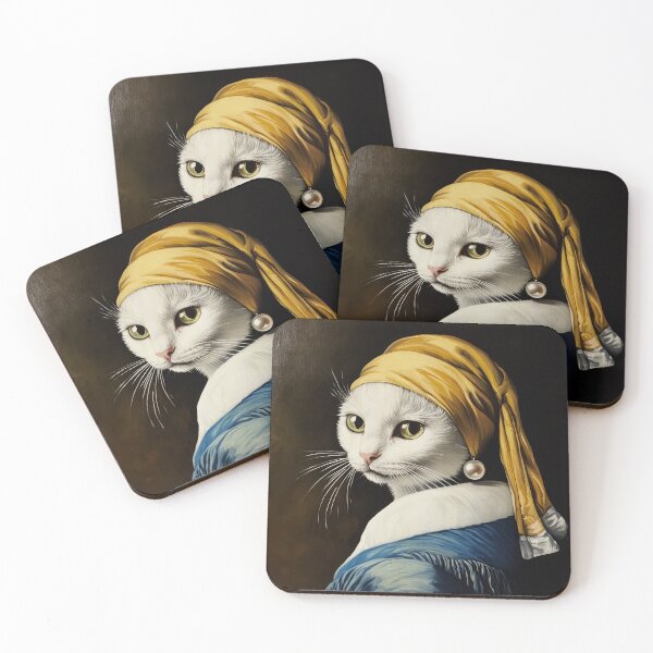 Item preview,  The Cat with the Pearl Earring - Adaption from Jan Vermeer designed and sold by MysticMarble.
