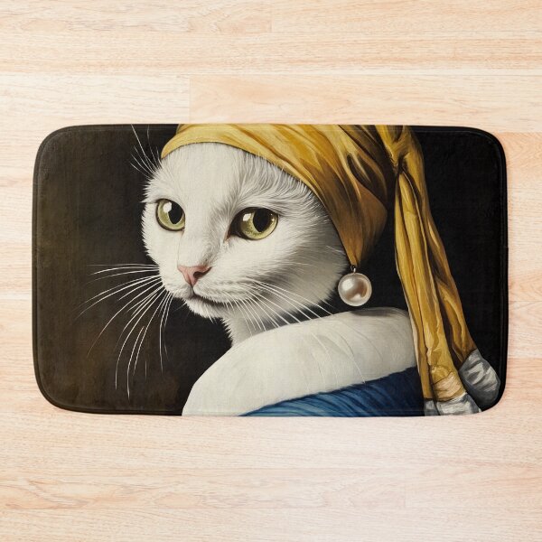 Item preview,  The Cat with the Pearl Earring - Adaption from Jan Vermeer designed and sold by MysticMarble.