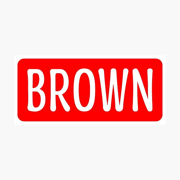 Artikelvorschau, Brauner Name entworfen und verkauft von Jeallan Designs.