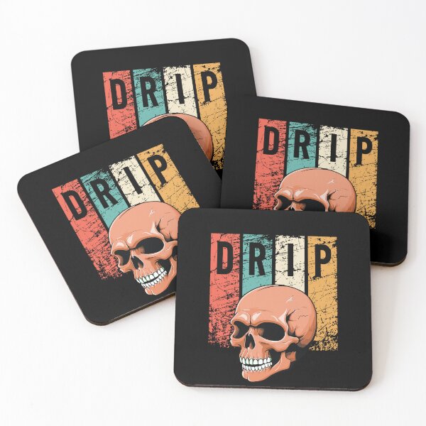 Item preview, Drip – Vibrant Grunge Skeleton Art designed and sold by saan-creatives.